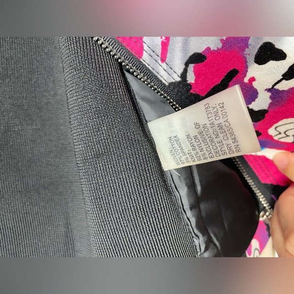 Peter Nygard stretch jacket, size Sm Pink multicoloured Longsleeves - Picture 8 of 12